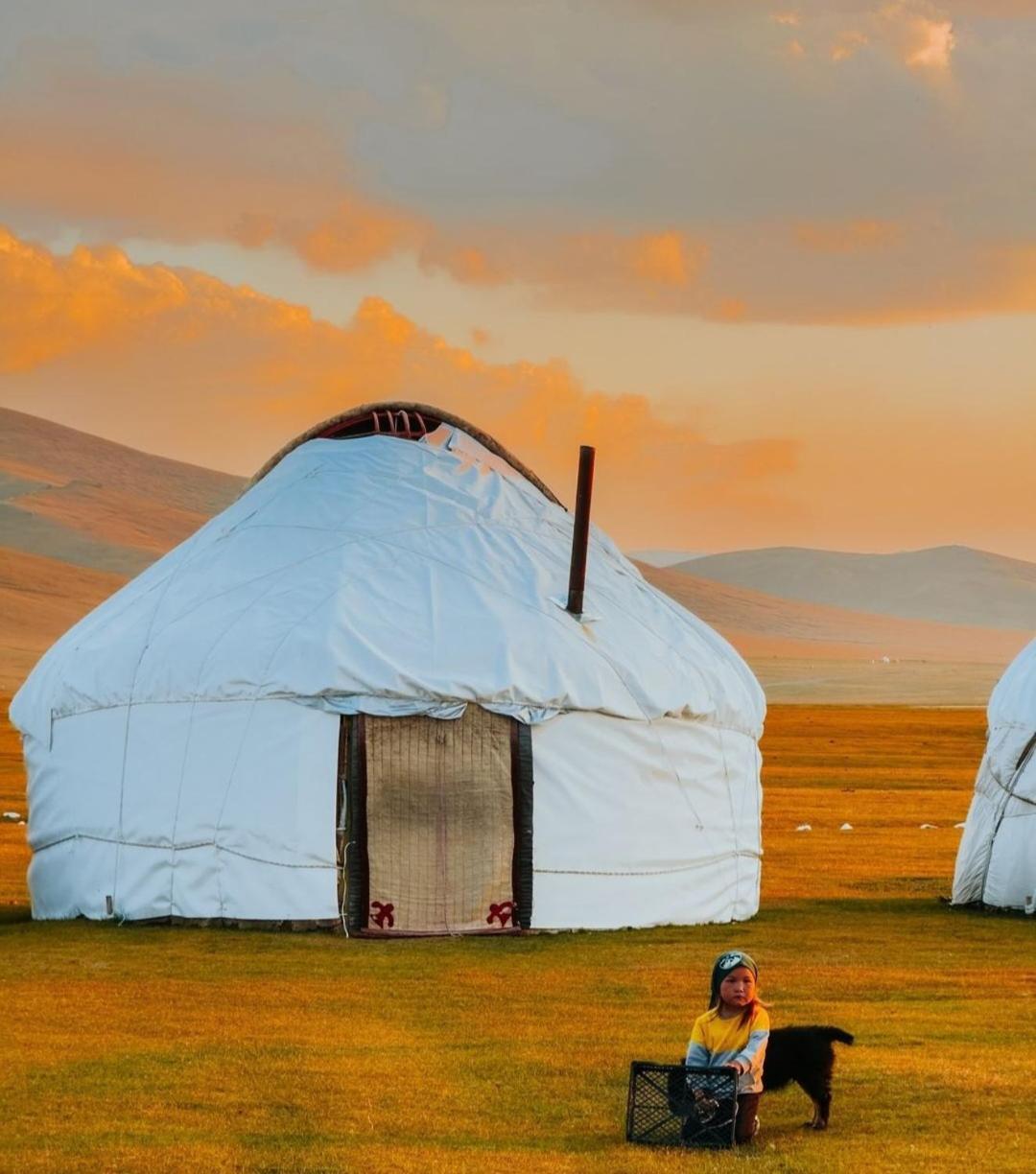 Hotel Zalkar Yurt Camp Song-Kul Exterior foto